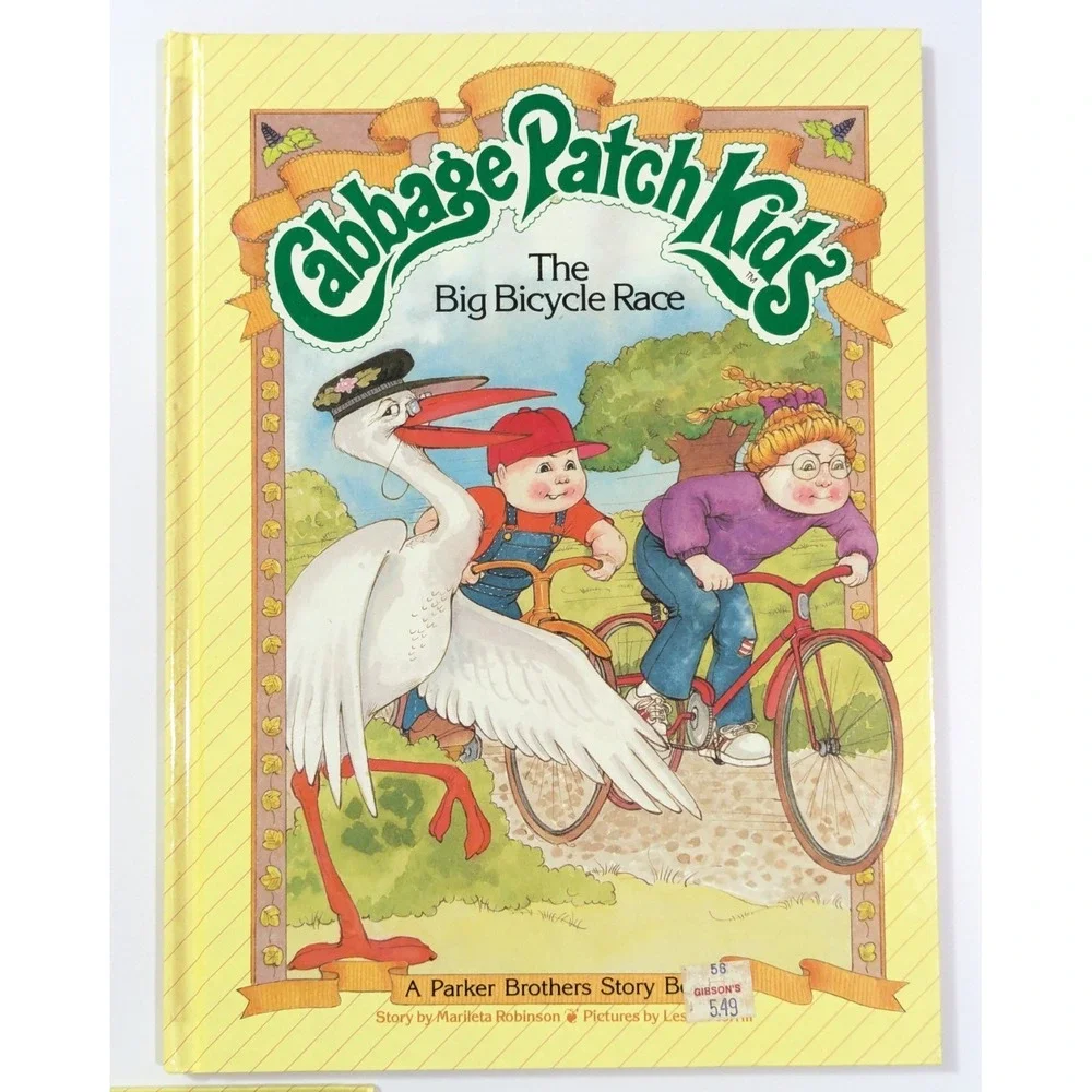 Lot of 3 Vintage CABBAGE PATCH KIDS 1984 Parker Bros. Hardcover Children's Books